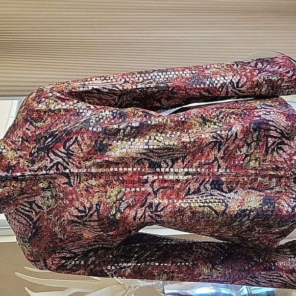 JM Collection Multicolor Patterned Jacket - Picture 3 of 5